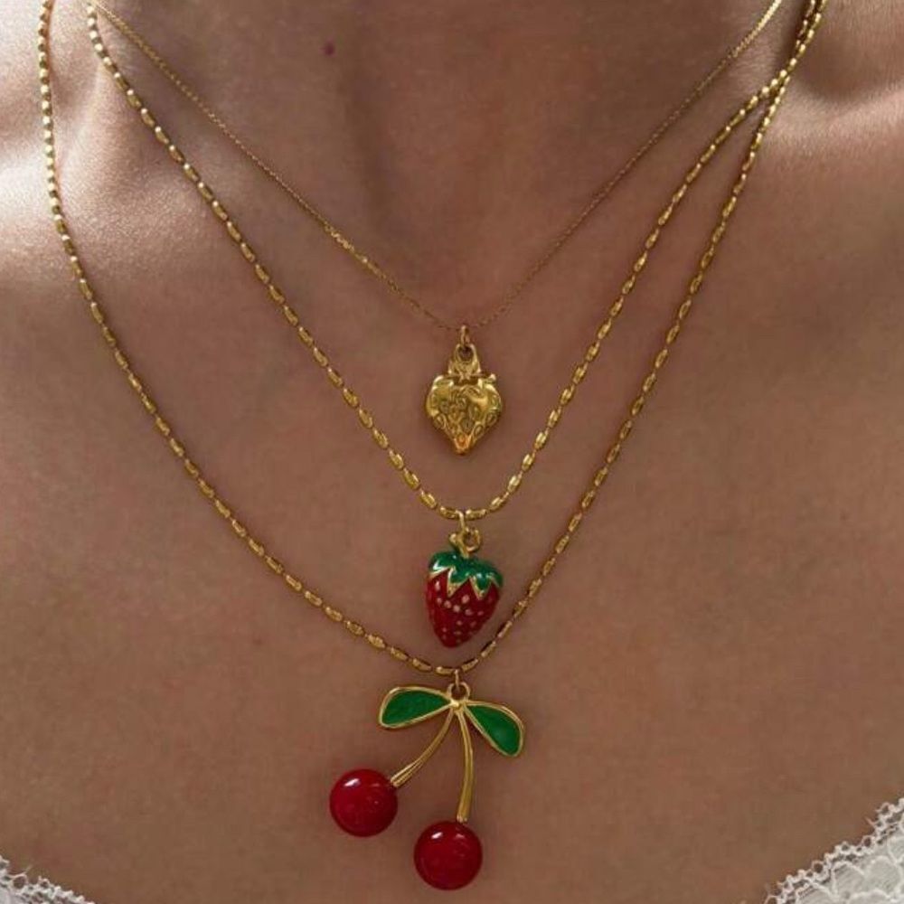 Cherry Necklace #1590